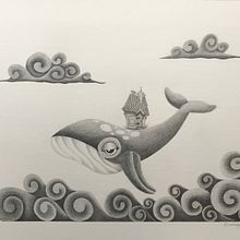 Fantasía en el cielo (complemento de curso). Projekt z dziedziny Ilustracje dla dzieci użytkownika Alex Lizarraga - 03.08.2020