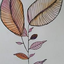Natural. Projekt z dziedziny  R, sunek,  R, sunek art, st, czn, Portret, Projektowanie c, frowe, Trad, c, jna ilustracja, R, sunek botaniczn,  Malarstwo i Malowanie akwarelą użytkownika Manuela Chersicla - 03.08.2020