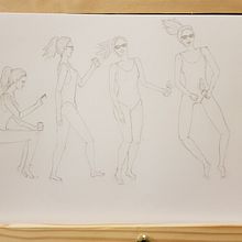 Mi Proyecto del curso: Dibujo anatómico para principiantes. Sketching project by Daniela Fernandez - 08.03.2020