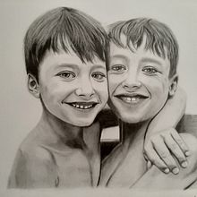 Las fotos eran de mala calidad, pero me lo pasé muy bien. A partir de ahora intentaré detallar y texturizar, aprendí muchísimo con el curso.. Pencil Drawing, Traditional illustration, Fine Arts, Sketching, Drawing, Portrait Drawing, Realistic Drawing, Artistic Drawing, and Figure Drawing project by Carlos Horcajo Santiago - 08.03.2020