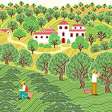 La Pedriza Ein Projekt aus dem Bereich Zeichnung, Bleistiftzeichnung, Digitale Zeichnung, Produktdesign, Traditionelle Illustration, Digitale Illustration und Werbung von Carlos Arrojo - 03.08.2020