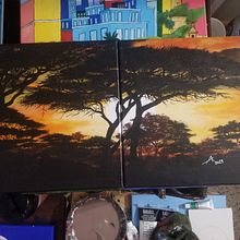 The African Tree Shadow. Acr, lic Painting, Artistic Drawing, and Drawing project by Juancarlo Diaz Cintron - 08.03.2020