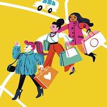 Mapa de Dublin para My Taxi. Advertising, Digital Illustration, and Traditional illustration project by Giovana Medeiros - 07.23.2018
