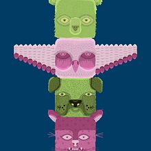 Totem. Un progetto di Illustrazione tradizionale, Illustrazione digitale e Illustrazione vettoriale di Fred Vega - 03.08.2020