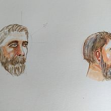 Meu projeto do curso: Caderno de retratos em aquarela. Un proyecto de Dibujo de Retrato y Pintura a la acuarela de acatarina_mnunes - 03.08.2020