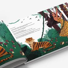Princesa da Selva. Un proyecto de Ilustración tradicional, Ilustración botánica, Ilustración digital e Ilustración infantil de Ludmila Fernandes - 03.08.2020