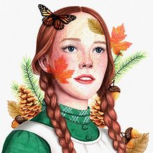 Watercolor: Anne with an E. Un proyecto de Ilustración tradicional, Ilustración botánica, Ilustración con tinta e Ilustración digital de Ludmila Fernandes - 03.08.2020