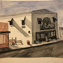 My project in Architectural Sketching with Watercolor and Ink course. Watercolor Painting project by j_pedro1 - 08.04.2020