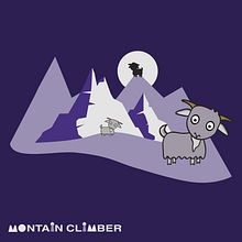 Montain Climbers. Vector Illustration project by Victor Heder - 08.01.2020