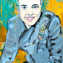 My project in Pictorial Portraits Using Digital Techniques course. Un proyecto de Dibujo digital, Ilustración digital y Pintura digital de Christina art - 04.08.2020