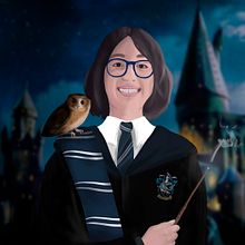 Técnicas digitales de retrato ilustrado: Harry Potter fan. Un proyecto de Ilustración tradicional e Ilustración digital de Josune Gil Larrañaga - 04.08.2020