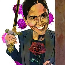 Illustration of Rosanna Marziale. Vector Illustration project by karina_smiller - 08.04.2020