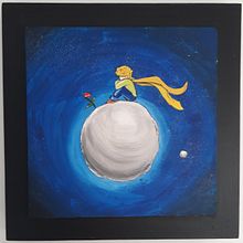 El principito . Acr, and lic Painting project by Micaela Orrillo - 08.04.2020