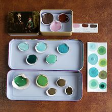 Mi Proyecto del curso: Elaboración de acuarelas artesanales. Projekt z dziedziny  Sztuki piękne użytkownika Miriam Saltamartini - 09.08.2020