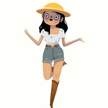 Mi Proyecto del curso: personaje. Character Design, Digital Illustration, and Children's Illustration project by Daniela Boa - 08.05.2020