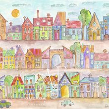 Ilustración infantil (acuarela y estilógrafo). Un progetto di Illustrazione infantile di Adriana Isabel Figueroa Mañas - 05.08.2020