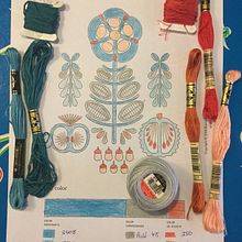 Mi Proyecto del curso: Teoría del color para proyectos textiles. Embroider project by Paz Pérez - 08.05.2020