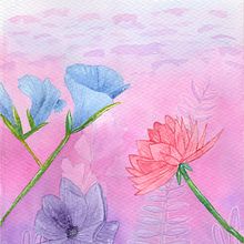 Mi Proyecto del curso: Técnicas de acuarela en negativo para ilustración botánica . Design, Design grafic, Pictura, Pictură în acuarelă și Pictură digitală de Desirée Lara - 08.05.2020