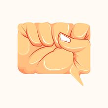 Un Fuerte mensaje!. Communication, Creativit, Drawing, Artistic Drawing, Digital Drawing, Art Direction, Design, Digital Design, Graphic Design, Traditional illustration, Digital Illustration, and Vector Illustration project by Maikel Martínez Pupo - 08.05.2020