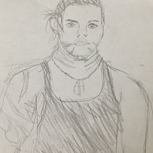 Mi proyecto final, foto de Jeff Hardy. Character Design project by liamdelaisla537 - 08.05.2020