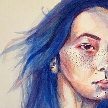 My project in Artistic Portrait with Watercolors course. Watercolor Painting project by Monica Gumanti - 08.06.2020