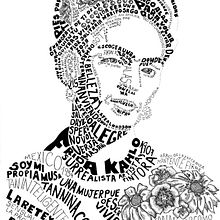 Mi Proyecto del curso: Retrato tipográfico dibujado a mano. Een project van Grafisch ontwerp van glory_luz_garces - 06.08.2020