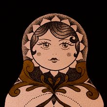 Obsesión de Matrioskas. Design, and Traditional illustration project by Francisca Hernandez - 08.06.2020