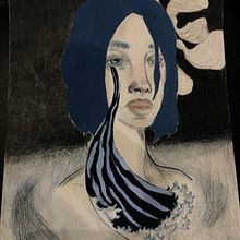 Mi Proyecto del curso: Retrato creativo en claroscuro con lápiz. Un projet de Dessin de Daniela - 07.08.2020