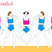 Juventud - danza contemporánea - diseño de vestuario CCC. Costume Design project by Vanesa Casado - 08.07.2020