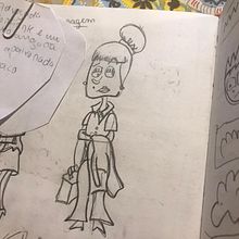 Meu projeto do curso: Introdução à criação de personagens estilo cartoon. Pencil Drawing project by Deise Timas - 08.06.2020