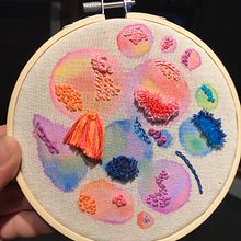 Mi Proyecto del curso: Técnicas básicas de bordado y acuarela. Embroider project by Paula Carvajal - 08.06.2020
