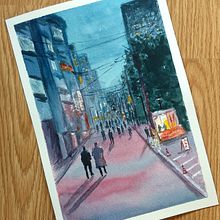 Mi Proyecto del curso: Paisajes urbanos en acuarela. Un progetto di Belle arti e Pittura ad acquerello di Jennifer - 07.08.2020