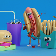 Mi proyecto del curso; Cinema 4D para la creación de personajes. Un progetto di 3D di Marianalr - 07.08.2020