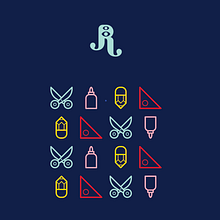Mi Proyecto del curso: Diseño de marcas con retícula. Un progetto di Belle arti, Br, ing, Br, identit, Design di loghi e Graphic design di Elveen González - 07.08.2020