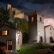 3D - Modelado entorno, texturizado, iluminación y render. 3D, Digital Architecture, Digital Illustration, 3D Modeling, and ArchVIZ project by Daniel Cifani Conforti - 08.08.2020