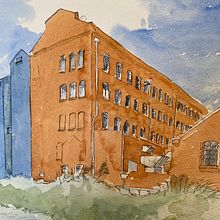 My project in Architectural Sketching with Watercolor and Ink course Ein Projekt aus dem Bereich Architektonische Illustration von davidholmes1_dh - 08.08.2020