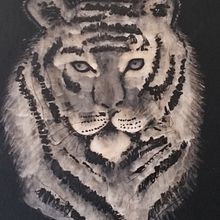 Tigre con lejía Nuevo proyecto. Fine Arts project by acuevas123 - 08.08.2020