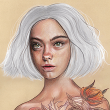 Mi Proyecto del curso: Ilustración con pastel y lápices de colores. Projekt z dziedziny  R, sunek, R, sunek ołówkiem,  R, sunek art, st, czn, Portret, Trad, c i jna ilustracja użytkownika Mónica Burgos Llaguno - 18.08.2020