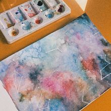 Meu projeto do curso: Técnicas modernas de aquarela Ein Projekt aus dem Bereich Aquarellmalerei von Lara Pires - 08.08.2020