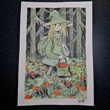 A day in the forest. Traditional illustration, and Watercolor Painting project by Larisa RP - 08.08.2020