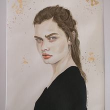 My project in Watercolor Portrait from a Photo course. Un proyecto de Pintura a la acuarela de karen_heimann - 18.08.2020