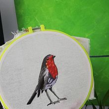 Mi Proyecto del curso: Pintar con hilo: técnicas de ilustración textil. Bordado projeto de Dayana Velásquez Londoño - 09.08.2020