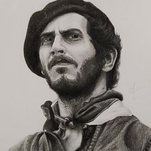 Mi Proyecto del curso: Retrato realista con lápiz de grafito pizarro. Pencil Drawing, Figure Drawing, and Portrait Drawing project by www_mr_cossio - 08.09.2020