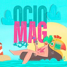 Portada Ocio Magazine #54. Projekt z dziedziny Grafika ed, torska, Projektowanie graficzne, Trad, c i jna ilustracja użytkownika Isa Escandell Mesas - 10.06.2019