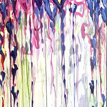 Sister Iris Abstraction 2020. Acr, and lic Painting project by Jodi Waggoner - 08.10.2020