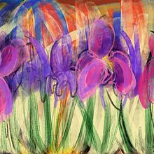 Iris Photoshop Drawing. Digital Painting project by Jodi Waggoner - 08.10.2020