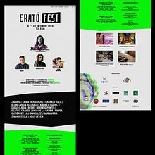 Erato Fest 2019. Web Design project by Diana Creativa - 08.10.2020