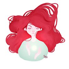 Ilustración "Magic Girl". Projekt z dziedziny Trad, c i jna ilustracja użytkownika Isa Escandell Mesas - 10.08.2020