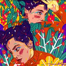 Björk. Traditional illustration, Botanical Illustration, and Digital Illustration project by Oscar Donado - 04.21.2020