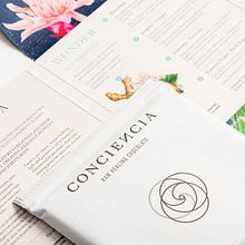 Conciencia - Raw Healing Chocolate Ein Projekt aus dem Bereich Br, ing und Identität, Grafikdesign und Verpackung von FIBRA - 10.08.2019